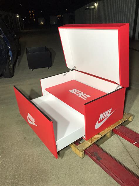 giant shoe box replica|giant shoe box material.